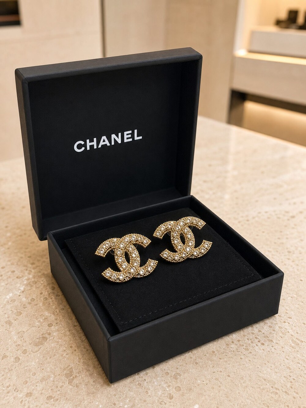 CHANEL Classic Parisian Earrings Style 14 | New with Box - Picture 4 of 9